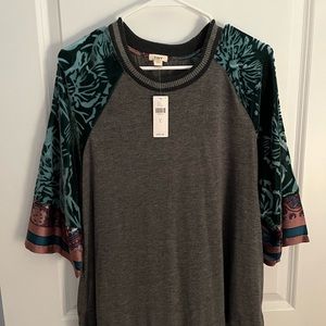 Anthropologie Mixed Media Tee
